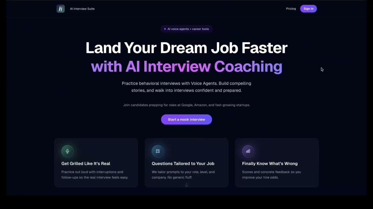 The Hiring Room product demo preview